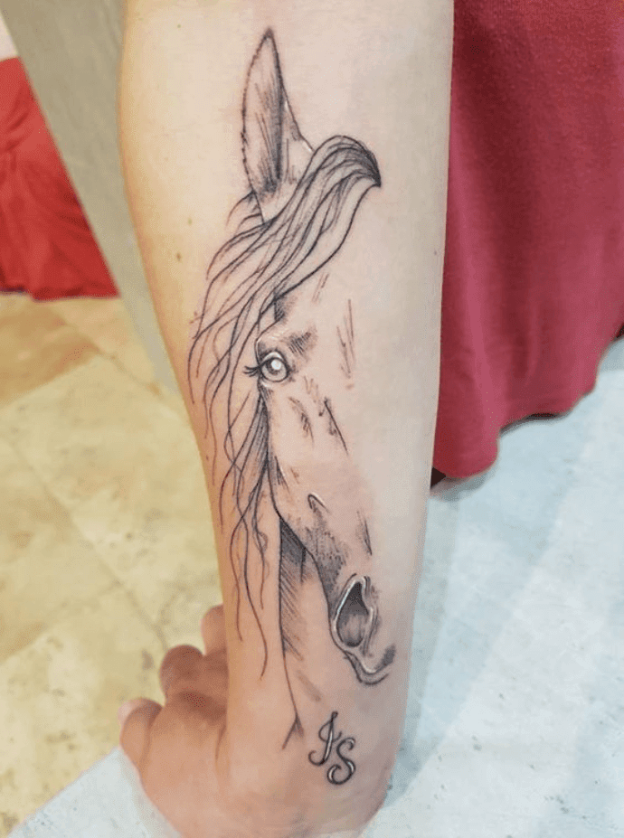 tattoo ideas horse lovers