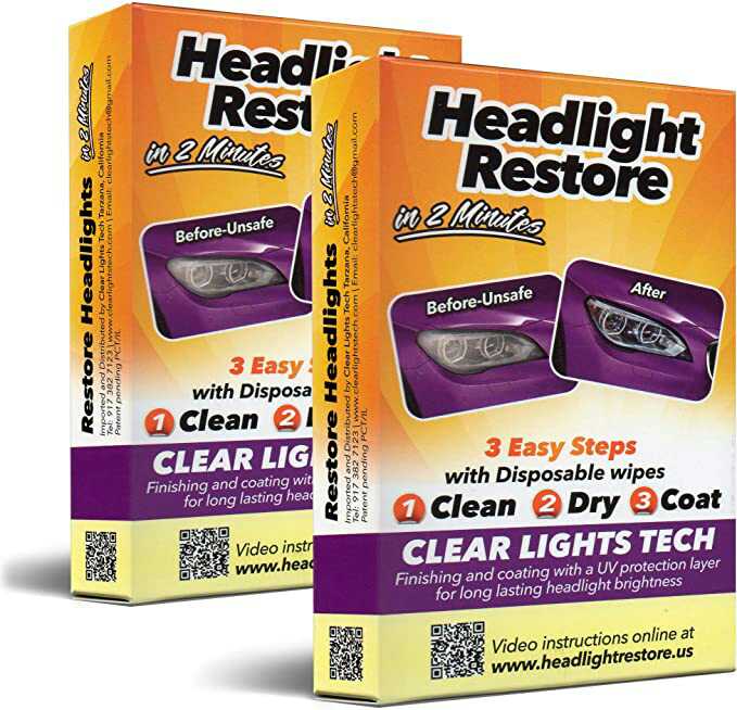 headlight restoration kit by clear lights tech CLT