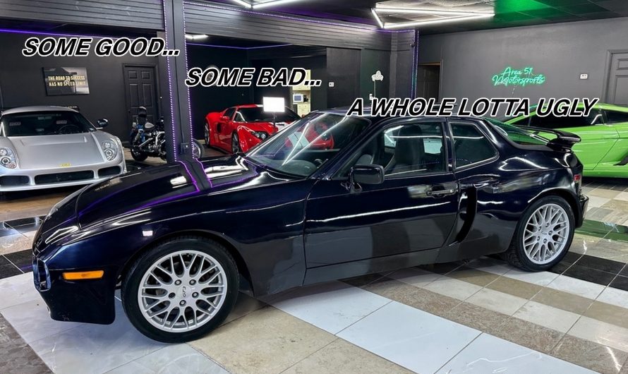 Custom Mid-Engine Porsche 944 With A 400-HP LS V8 Is Up For Grabs For $17,000