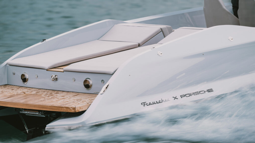  $593k Macan EV-Powered Porsche Boat Hits The Water 