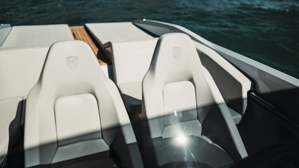  $593k Macan EV-Powered Porsche Boat Hits The Water 