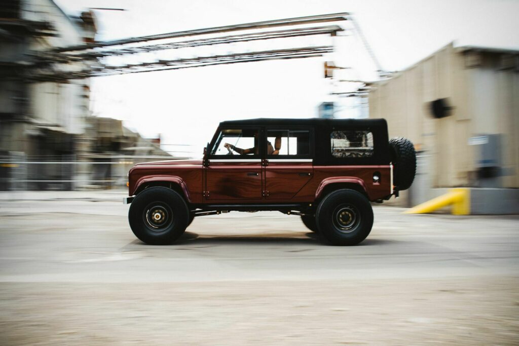  This Jeep Wrangler Has A Land Rover Defender Body And A GM LT1 V8 Heart