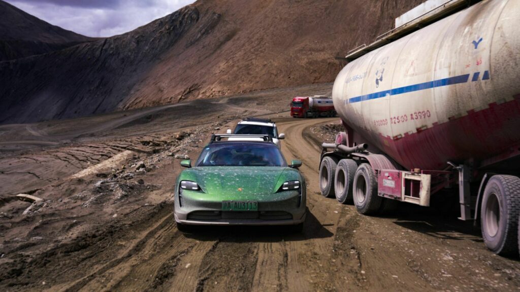  Porsche Taycan Cross Turismos Set Guinness Record For Greatest Altitude Change In An EV