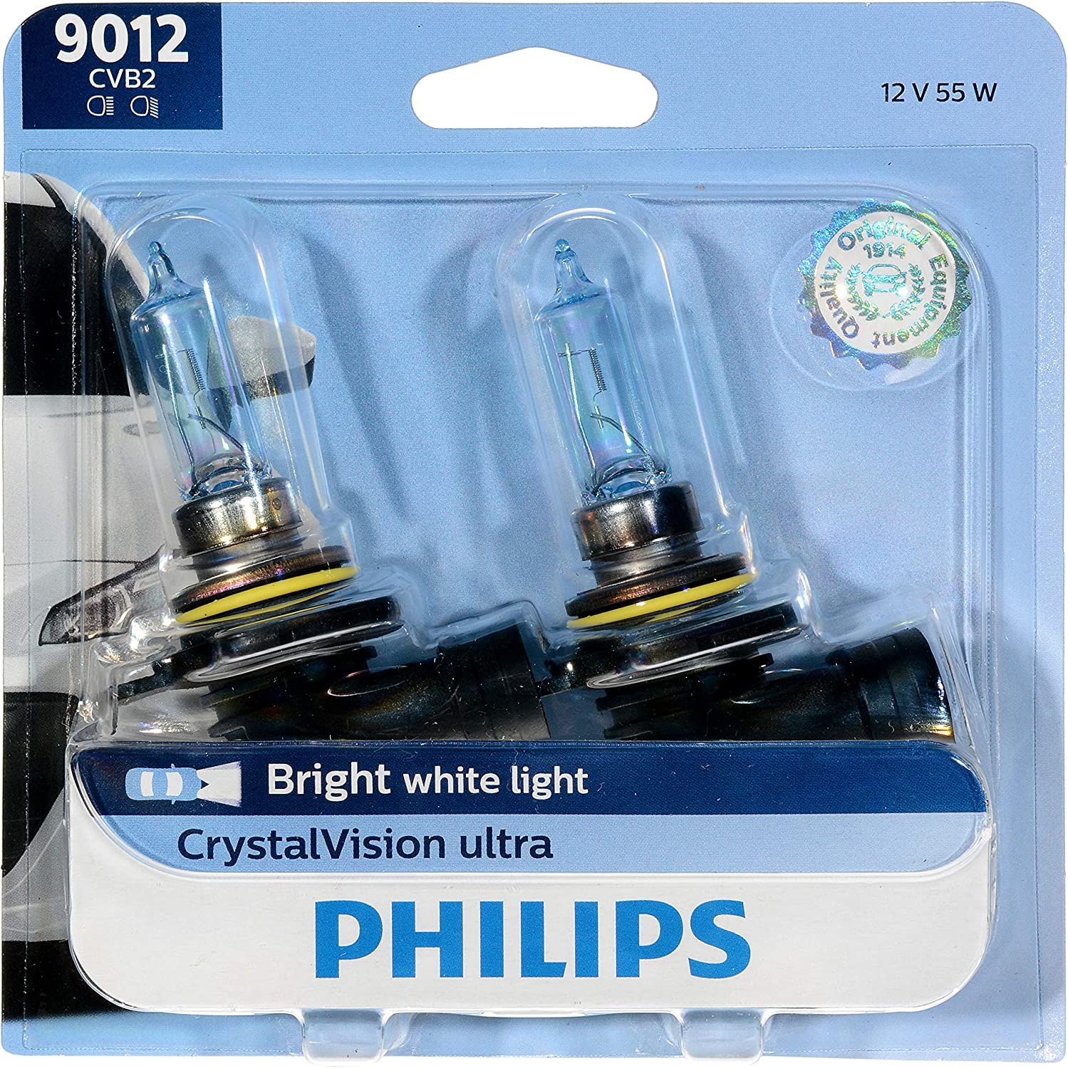 Image of Philips CrystalVision - one of the brightest halogen headlight bulbs