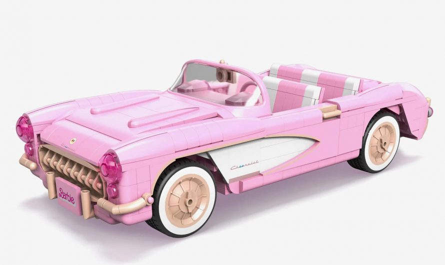 Better Than Lego? MEGA’s Barbie Corvette Is Classically Cool And Up For Pre-Order