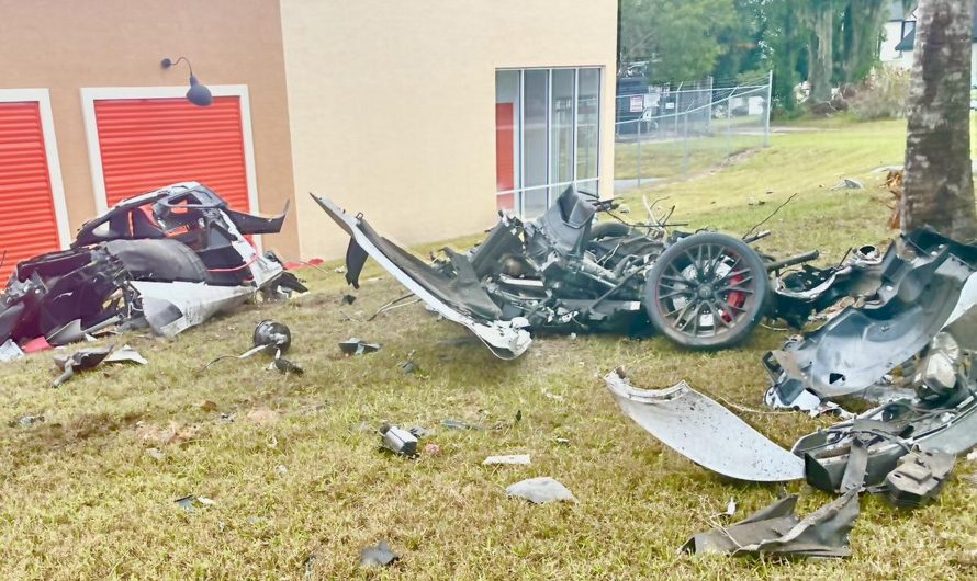 Corvette Obliterated In A Suspected Street Race, Driver Somehow Survives After Being Ejected