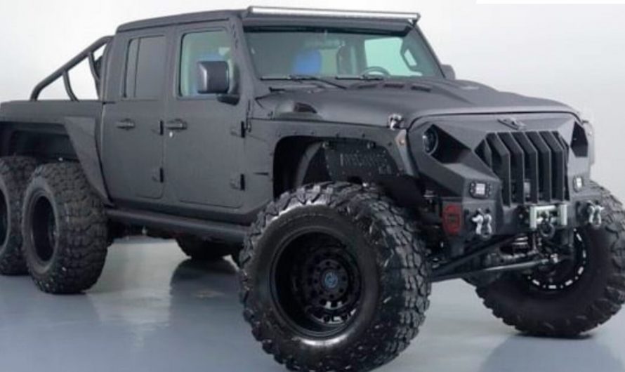 Six Wheels And Three Axles Make This Jeep Gladiator Apocalypse-Proof