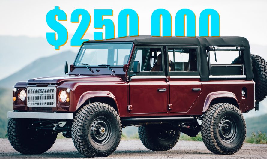 This Jeep Wrangler Has A Land Rover Defender Body And A GM LT1 V8 Heart