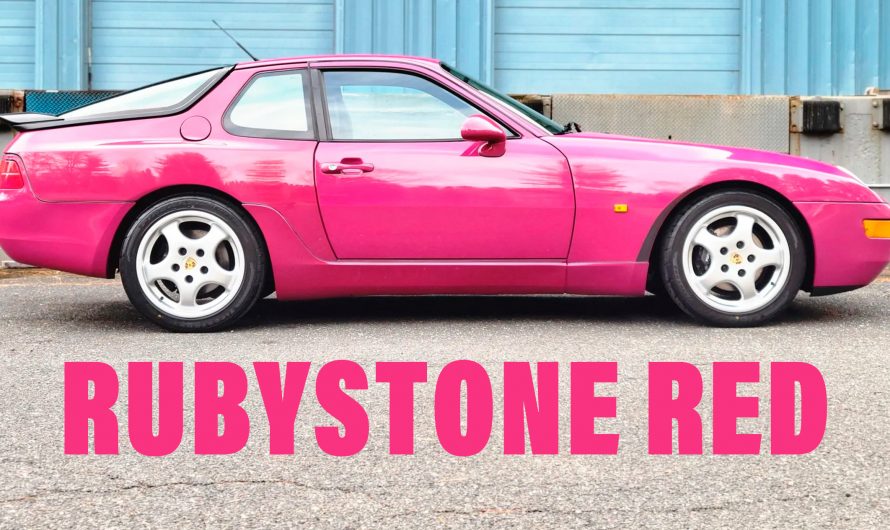 Rubystone Red Porsche 968 Will Transport You Back To The 1990s